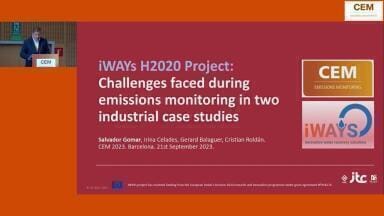 iWAYSs H2020 Project: Challenges faced during emissions monitoring in two industrial case studies